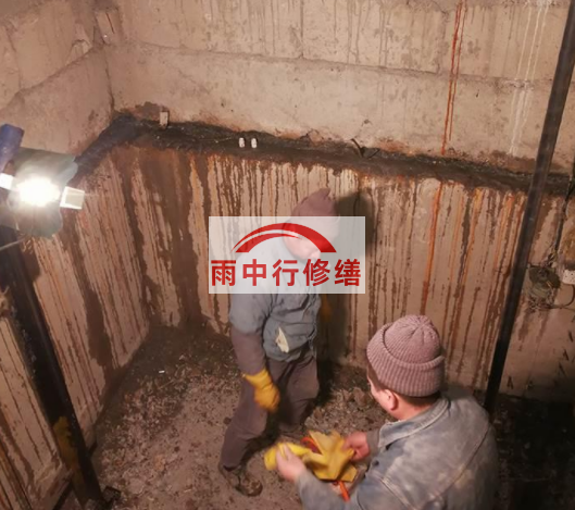东丽电梯井堵漏新工艺